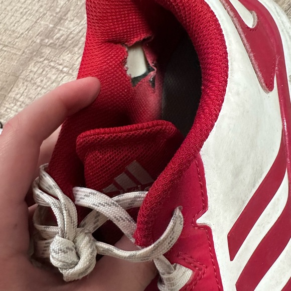 Jax State Team Issued Adidas Red + White sneakers - Picture 6 of 8